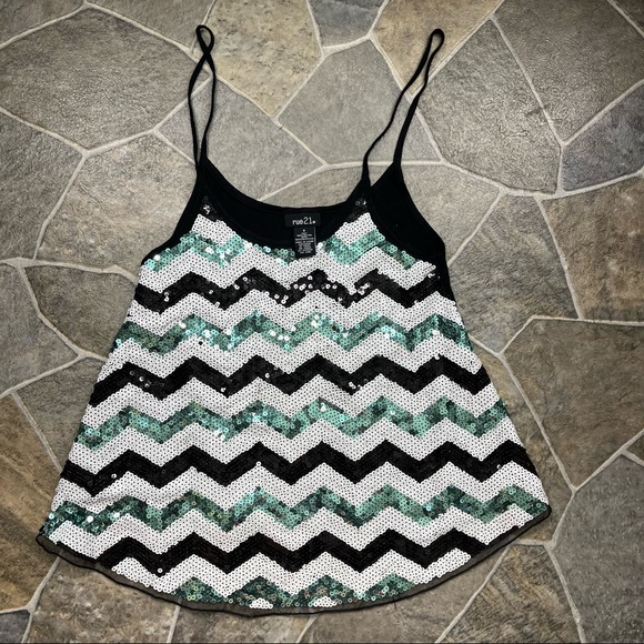 rue21 Sequin Tank Top - Picture 4 of 11
